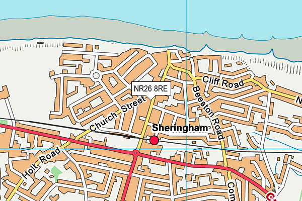 NR26 8RE map - OS VectorMap District (Ordnance Survey) NR26 8RE map - OS VectorMap District (Ordnance Survey)