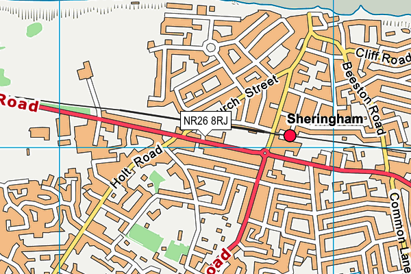 NR26 8RJ map - OS VectorMap District (Ordnance Survey) NR26 8RJ map - OS VectorMap District (Ordnance Survey)