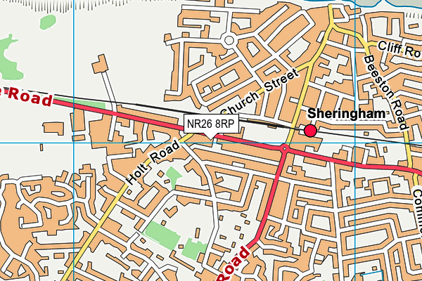 NR26 8RP map - OS VectorMap District (Ordnance Survey) NR26 8RP map - OS VectorMap District (Ordnance Survey)