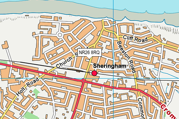 NR26 8RQ map - OS VectorMap District (Ordnance Survey) NR26 8RQ map - OS VectorMap District (Ordnance Survey)