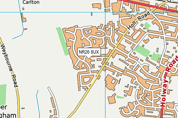 NR26 8UX map - OS VectorMap District (Ordnance Survey) NR26 8UX map - OS VectorMap District (Ordnance Survey)