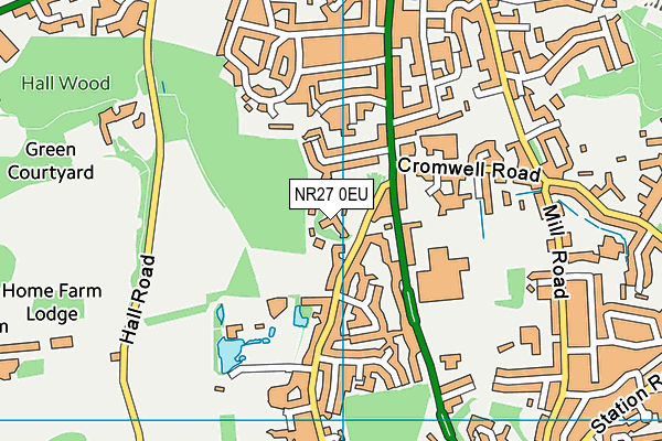 NR27 0EU map - OS VectorMap District (Ordnance Survey) NR27 0EU map - OS VectorMap District (Ordnance Survey)