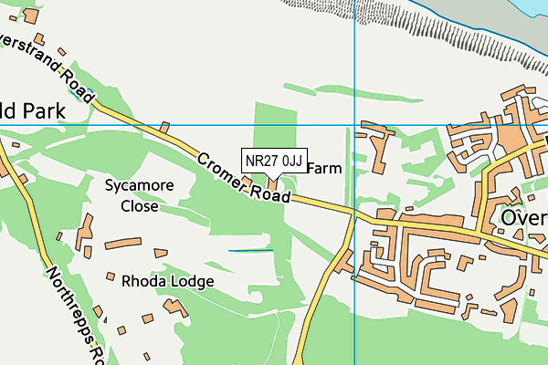NR27 0JJ map - OS VectorMap District (Ordnance Survey)