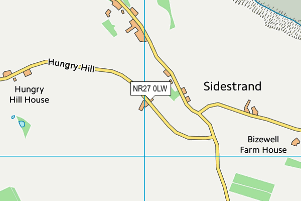 NR27 0LW map - OS VectorMap District (Ordnance Survey)