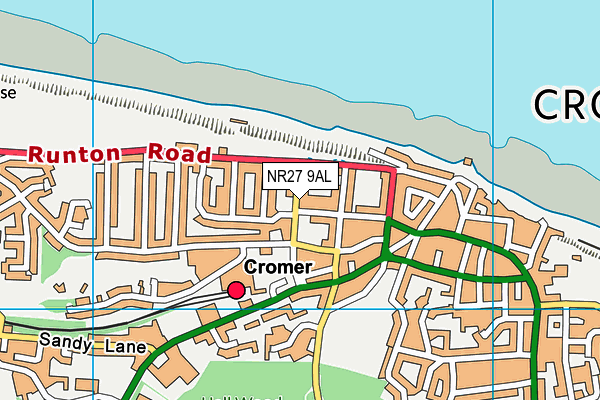 NR27 9AL map - OS VectorMap District (Ordnance Survey)