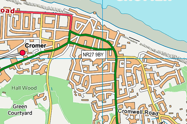 NR27 9BY map - OS VectorMap District (Ordnance Survey)