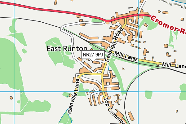 NR27 9PJ map - OS VectorMap District (Ordnance Survey)