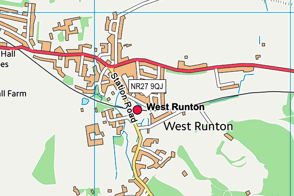 NR27 9QJ map - OS VectorMap District (Ordnance Survey)