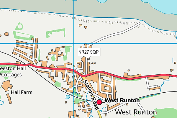 NR27 9QP map - OS VectorMap District (Ordnance Survey)