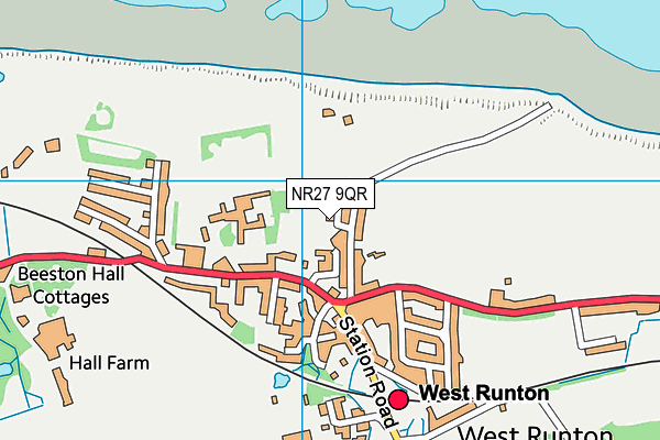 NR27 9QR map - OS VectorMap District (Ordnance Survey)