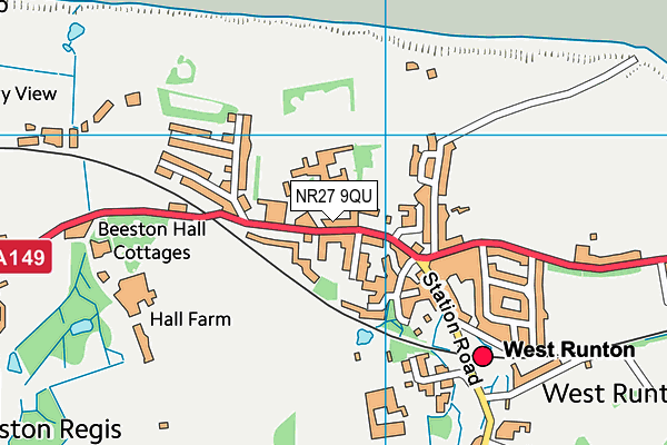 NR27 9QU map - OS VectorMap District (Ordnance Survey)