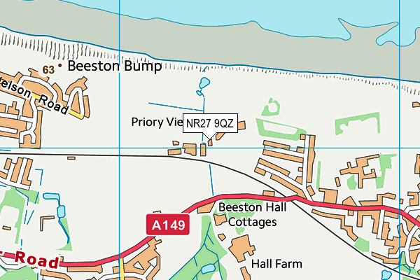 NR27 9QZ map - OS VectorMap District (Ordnance Survey)