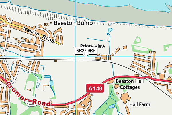 NR27 9RS map - OS VectorMap District (Ordnance Survey)