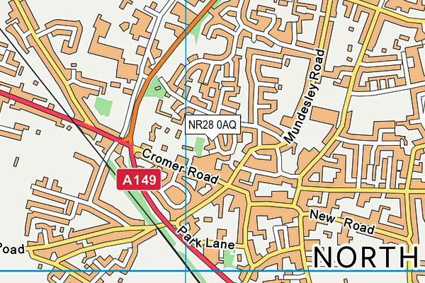 NR28 0AQ map - OS VectorMap District (Ordnance Survey)