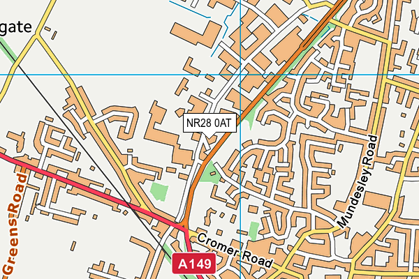 NR28 0AT map - OS VectorMap District (Ordnance Survey) NR28 0AT map - OS VectorMap District (Ordnance Survey)