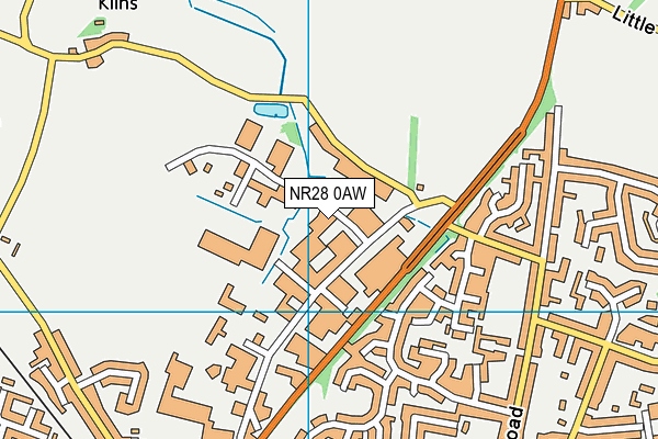 NR28 0AW map - OS VectorMap District (Ordnance Survey) NR28 0AW map - OS VectorMap District (Ordnance Survey)