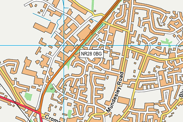 NR28 0BG map - OS VectorMap District (Ordnance Survey) NR28 0BG map - OS VectorMap District (Ordnance Survey)