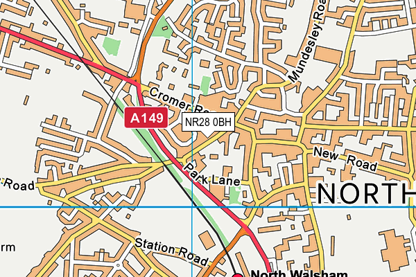 NR28 0BH map - OS VectorMap District (Ordnance Survey) NR28 0BH map - OS VectorMap District (Ordnance Survey)