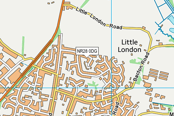 NR28 0DG map - OS VectorMap District (Ordnance Survey) NR28 0DG map - OS VectorMap District (Ordnance Survey)
