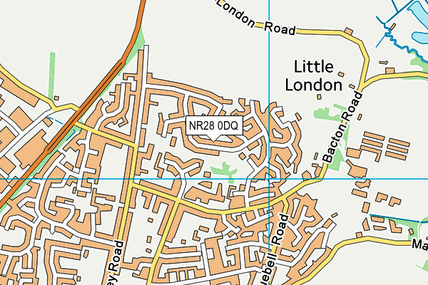 NR28 0DQ map - OS VectorMap District (Ordnance Survey) NR28 0DQ map - OS VectorMap District (Ordnance Survey)