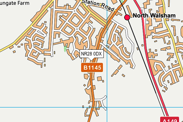 NR28 0DX map - OS VectorMap District (Ordnance Survey) NR28 0DX map - OS VectorMap District (Ordnance Survey)