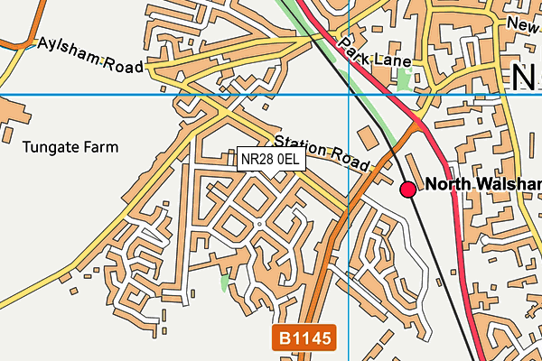 NR28 0EL map - OS VectorMap District (Ordnance Survey) NR28 0EL map - OS VectorMap District (Ordnance Survey)