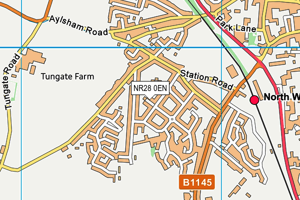 NR28 0EN map - OS VectorMap District (Ordnance Survey) NR28 0EN map - OS VectorMap District (Ordnance Survey)