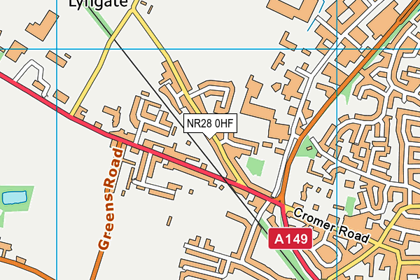 NR28 0HF map - OS VectorMap District (Ordnance Survey) NR28 0HF map - OS VectorMap District (Ordnance Survey)