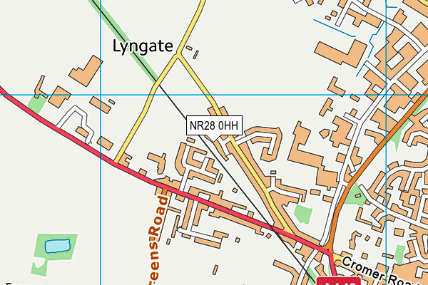 NR28 0HH map - OS VectorMap District (Ordnance Survey) NR28 0HH map - OS VectorMap District (Ordnance Survey)