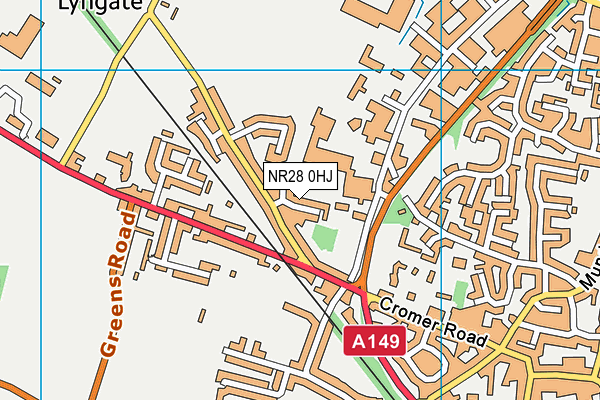 NR28 0HJ map - OS VectorMap District (Ordnance Survey) NR28 0HJ map - OS VectorMap District (Ordnance Survey)