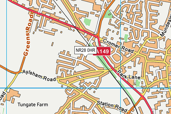 NR28 0HR map - OS VectorMap District (Ordnance Survey) NR28 0HR map - OS VectorMap District (Ordnance Survey)