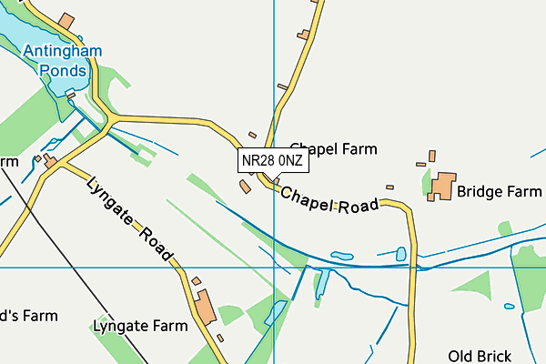NR28 0NZ map - OS VectorMap District (Ordnance Survey)