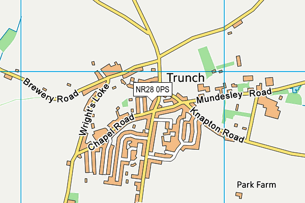 NR28 0PS map - OS VectorMap District (Ordnance Survey) NR28 0PS map - OS VectorMap District (Ordnance Survey)