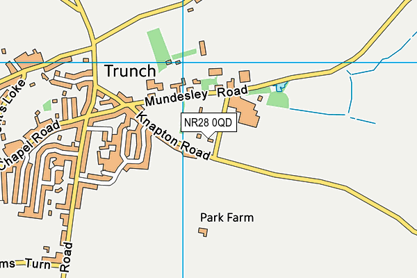 NR28 0QD map - OS VectorMap District (Ordnance Survey)