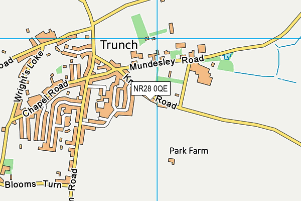 NR28 0QE map - OS VectorMap District (Ordnance Survey) NR28 0QE map - OS VectorMap District (Ordnance Survey)