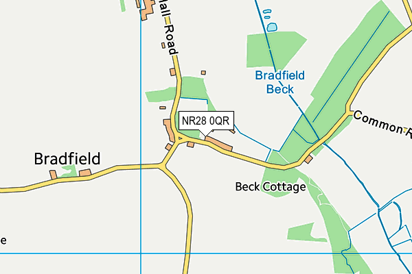 NR28 0QR map - OS VectorMap District (Ordnance Survey) NR28 0QR map - OS VectorMap District (Ordnance Survey)