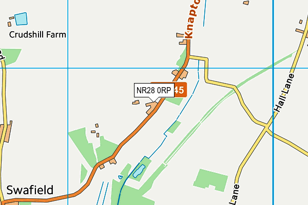 NR28 0RP map - OS VectorMap District (Ordnance Survey) NR28 0RP map - OS VectorMap District (Ordnance Survey)
