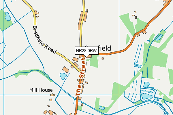 NR28 0RW map - OS VectorMap District (Ordnance Survey) NR28 0RW map - OS VectorMap District (Ordnance Survey)