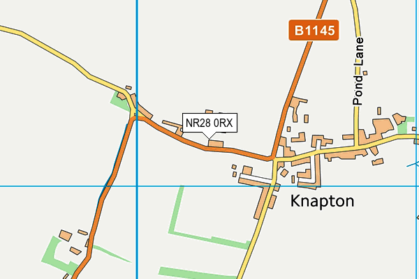 NR28 0RX map - OS VectorMap District (Ordnance Survey) NR28 0RX map - OS VectorMap District (Ordnance Survey)