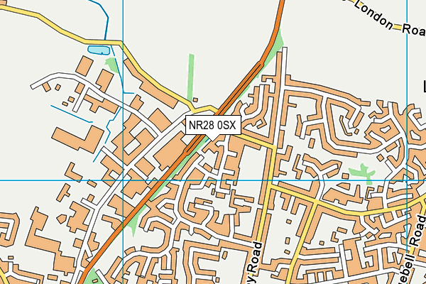 NR28 0SX map - OS VectorMap District (Ordnance Survey) NR28 0SX map - OS VectorMap District (Ordnance Survey)