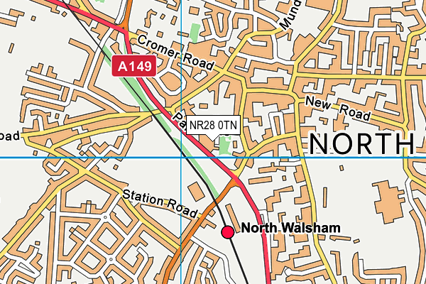 NR28 0TN map - OS VectorMap District (Ordnance Survey) NR28 0TN map - OS VectorMap District (Ordnance Survey)