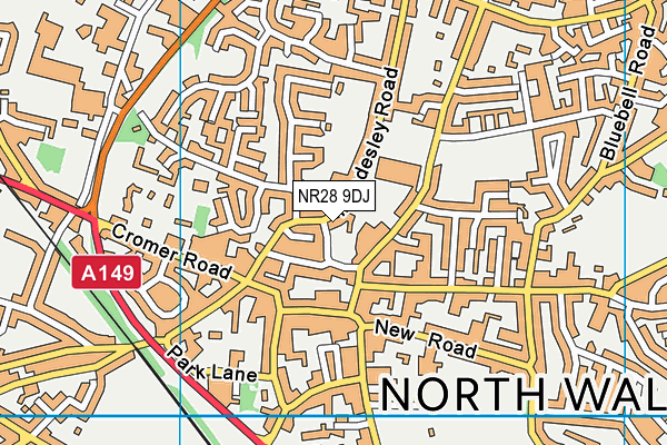 NR28 9DJ map - OS VectorMap District (Ordnance Survey) NR28 9DJ map - OS VectorMap District (Ordnance Survey)