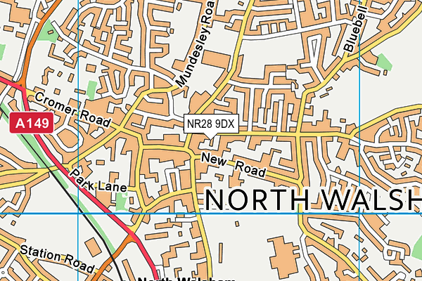 NR28 9DX map - OS VectorMap District (Ordnance Survey) NR28 9DX map - OS VectorMap District (Ordnance Survey)
