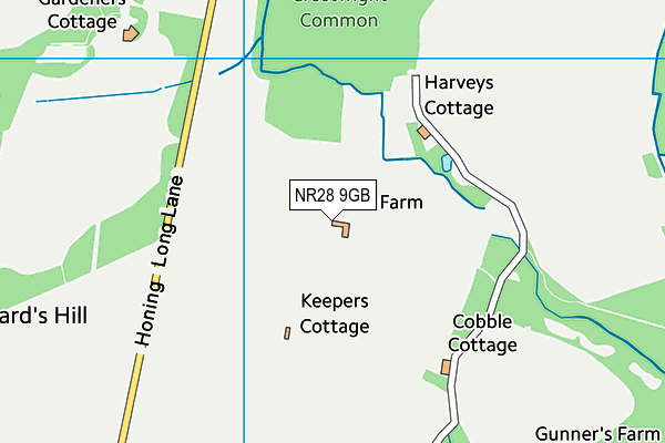 NR28 9GB map - OS VectorMap District (Ordnance Survey)