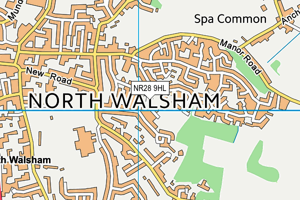 NR28 9HL map - OS VectorMap District (Ordnance Survey) NR28 9HL map - OS VectorMap District (Ordnance Survey)