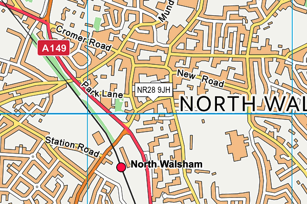 NR28 9JH map - OS VectorMap District (Ordnance Survey) NR28 9JH map - OS VectorMap District (Ordnance Survey)