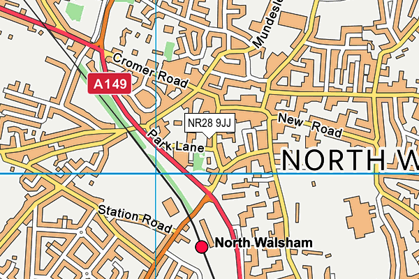 NR28 9JJ map - OS VectorMap District (Ordnance Survey) NR28 9JJ map - OS VectorMap District (Ordnance Survey)