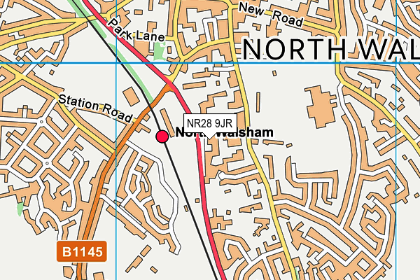 NR28 9JR map - OS VectorMap District (Ordnance Survey) NR28 9JR map - OS VectorMap District (Ordnance Survey)