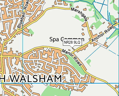NR28 9LQ map - OS VectorMap District (Ordnance Survey) NR28 9LQ map - OS VectorMap District (Ordnance Survey)