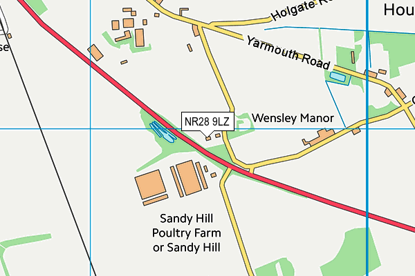NR28 9LZ map - OS VectorMap District (Ordnance Survey) NR28 9LZ map - OS VectorMap District (Ordnance Survey)
